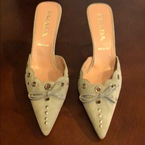 Authentic Prada Mules